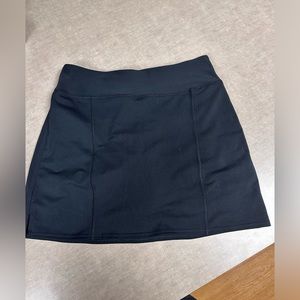 Adidas Golf Climacool Womens SZ small Black Skort Back Pockets Tiny Front Pocket